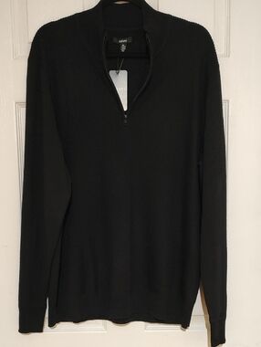 Alfani Quarter Zip Sweater